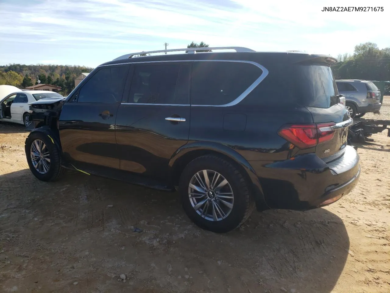 2021 Infiniti Qx80 Luxe VIN: JN8AZ2AE7M9271675 Lot: 79888484