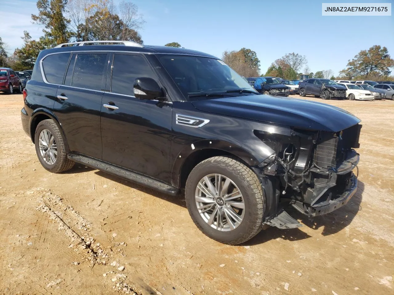 2021 Infiniti Qx80 Luxe VIN: JN8AZ2AE7M9271675 Lot: 79888484