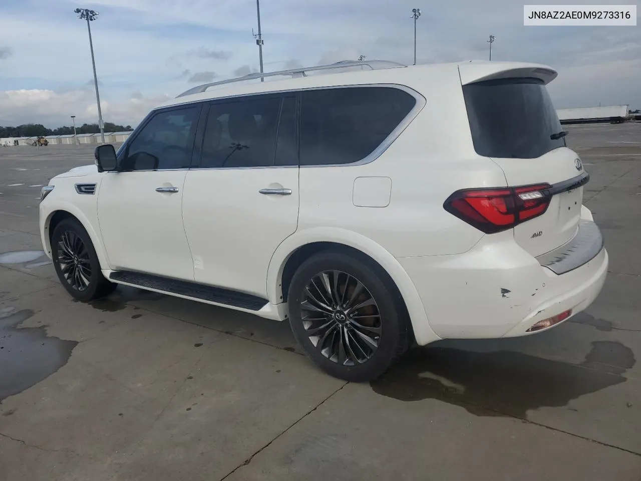 2021 Infiniti Qx80 Luxe VIN: JN8AZ2AE0M9273316 Lot: 80623774