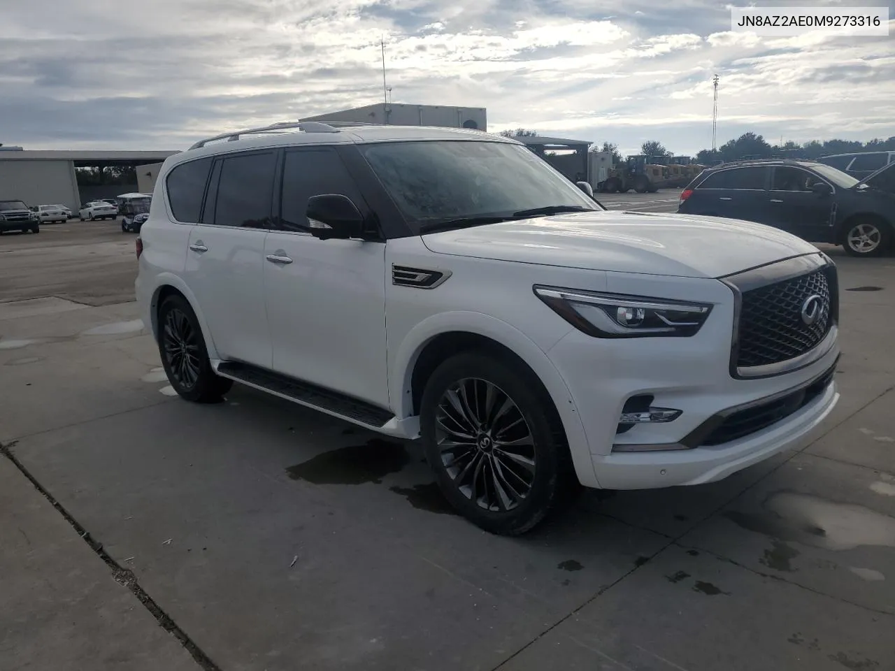 2021 Infiniti Qx80 Luxe VIN: JN8AZ2AE0M9273316 Lot: 80623774