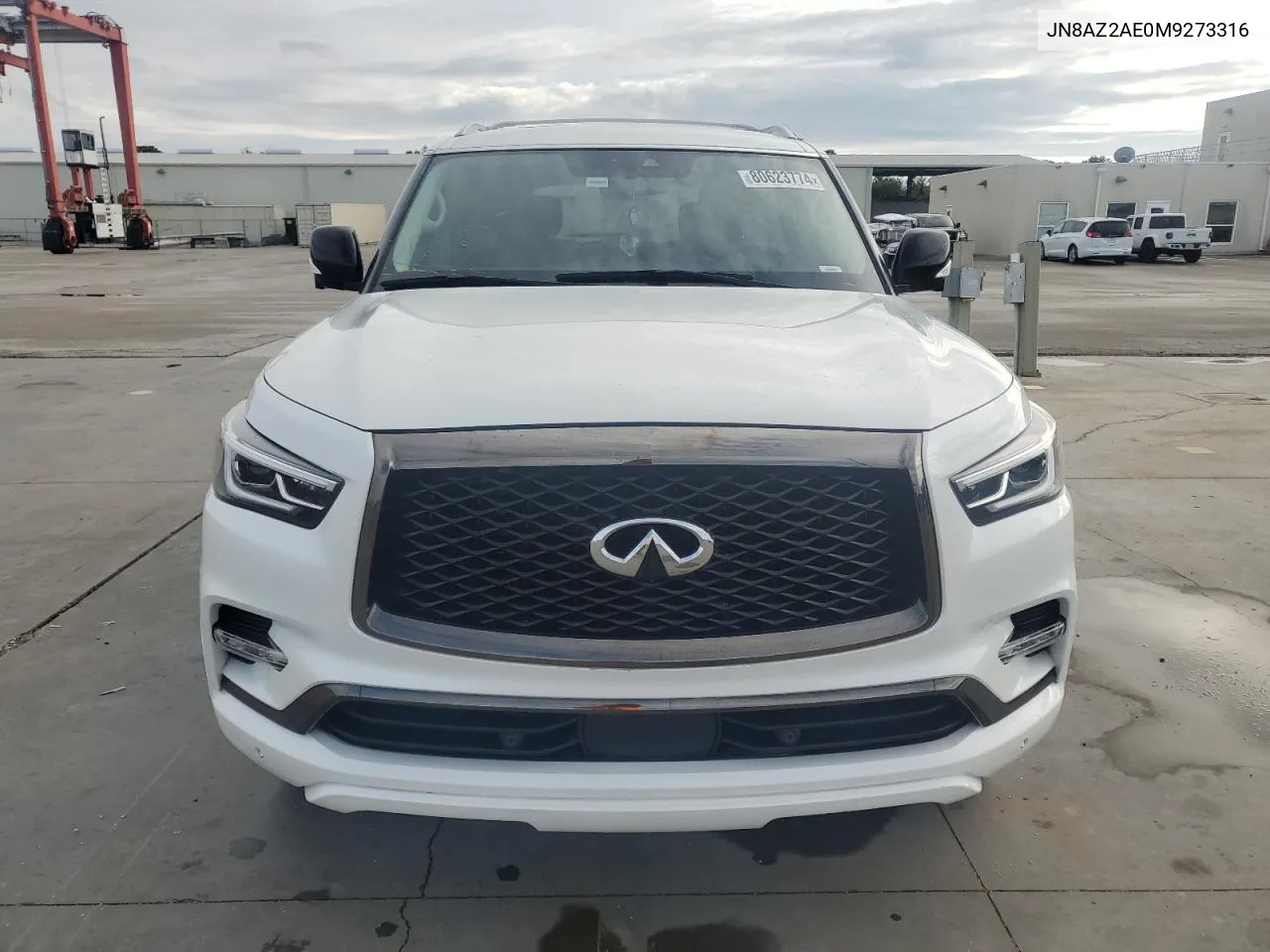 2021 Infiniti Qx80 Luxe VIN: JN8AZ2AE0M9273316 Lot: 80623774