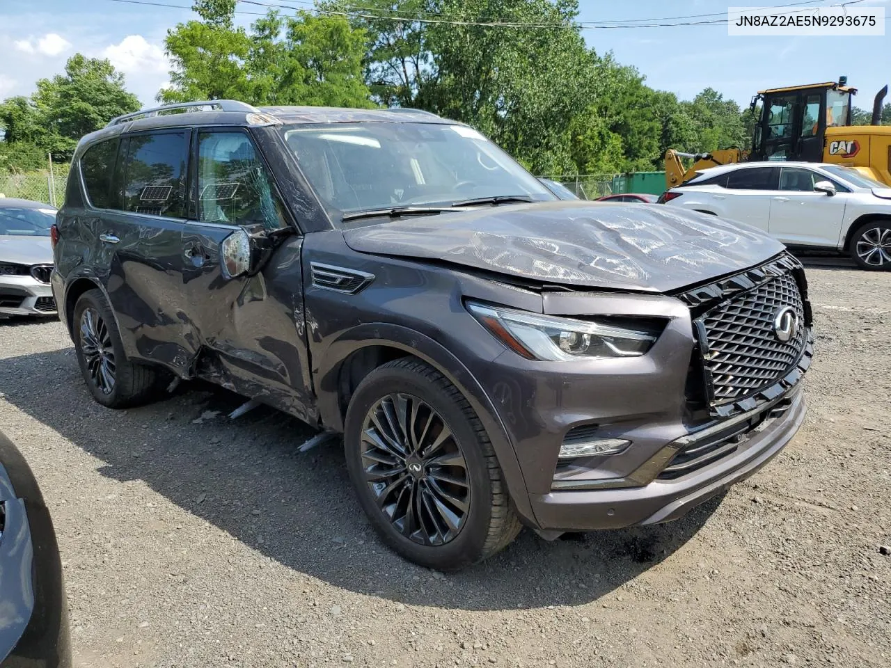 2022 Infiniti Qx80 Luxe VIN: JN8AZ2AE5N9293675 Lot: 62594524