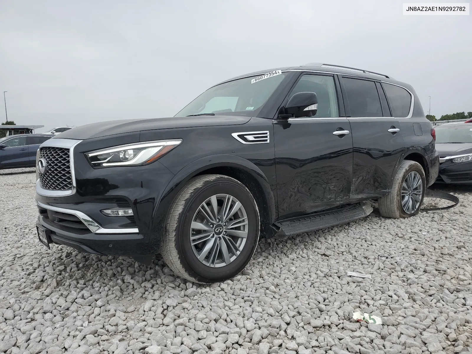 2022 Infiniti Qx80 Luxe VIN: JN8AZ2AE1N9292782 Lot: 66077354