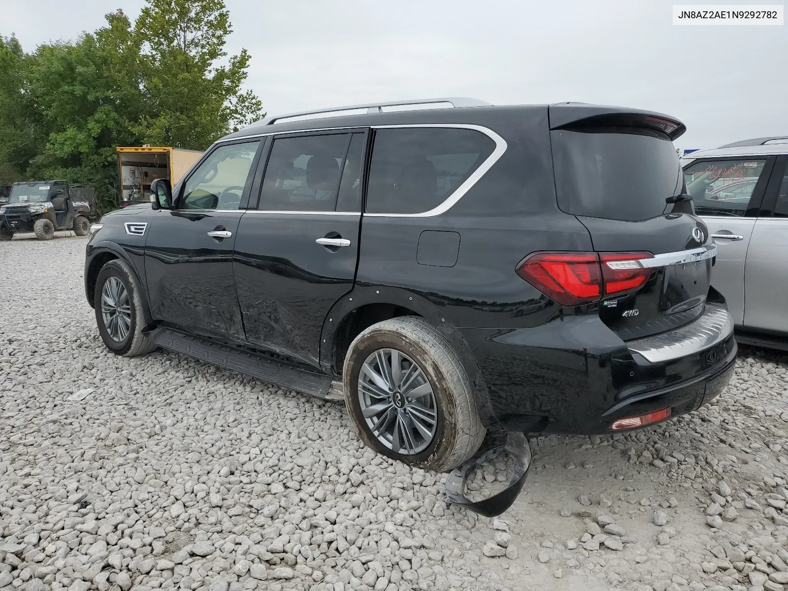 2022 Infiniti Qx80 Luxe VIN: JN8AZ2AE1N9292782 Lot: 66077354