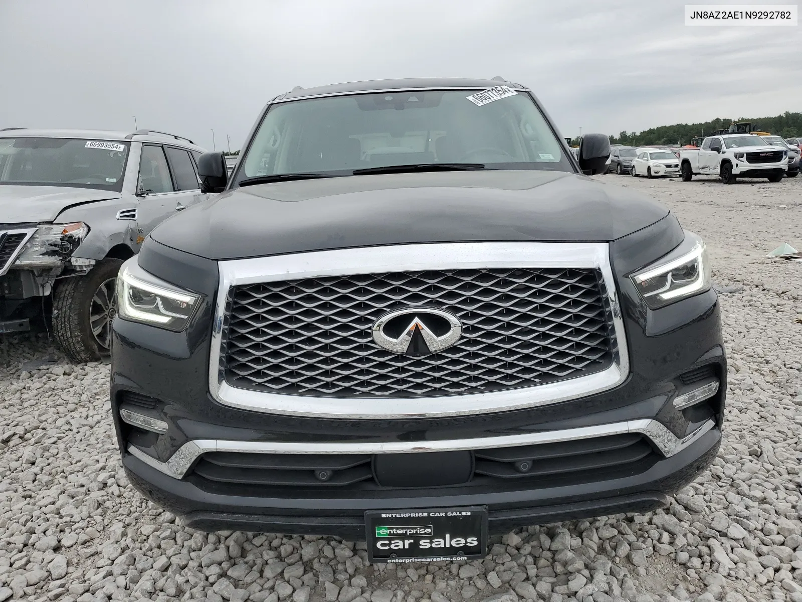 2022 Infiniti Qx80 Luxe VIN: JN8AZ2AE1N9292782 Lot: 66077354