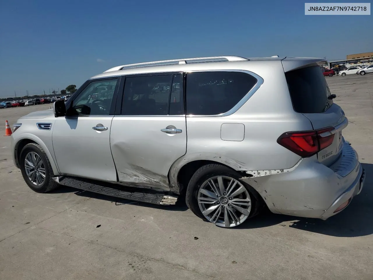 2022 Infiniti Qx80 Luxe VIN: JN8AZ2AF7N9742718 Lot: 71946864