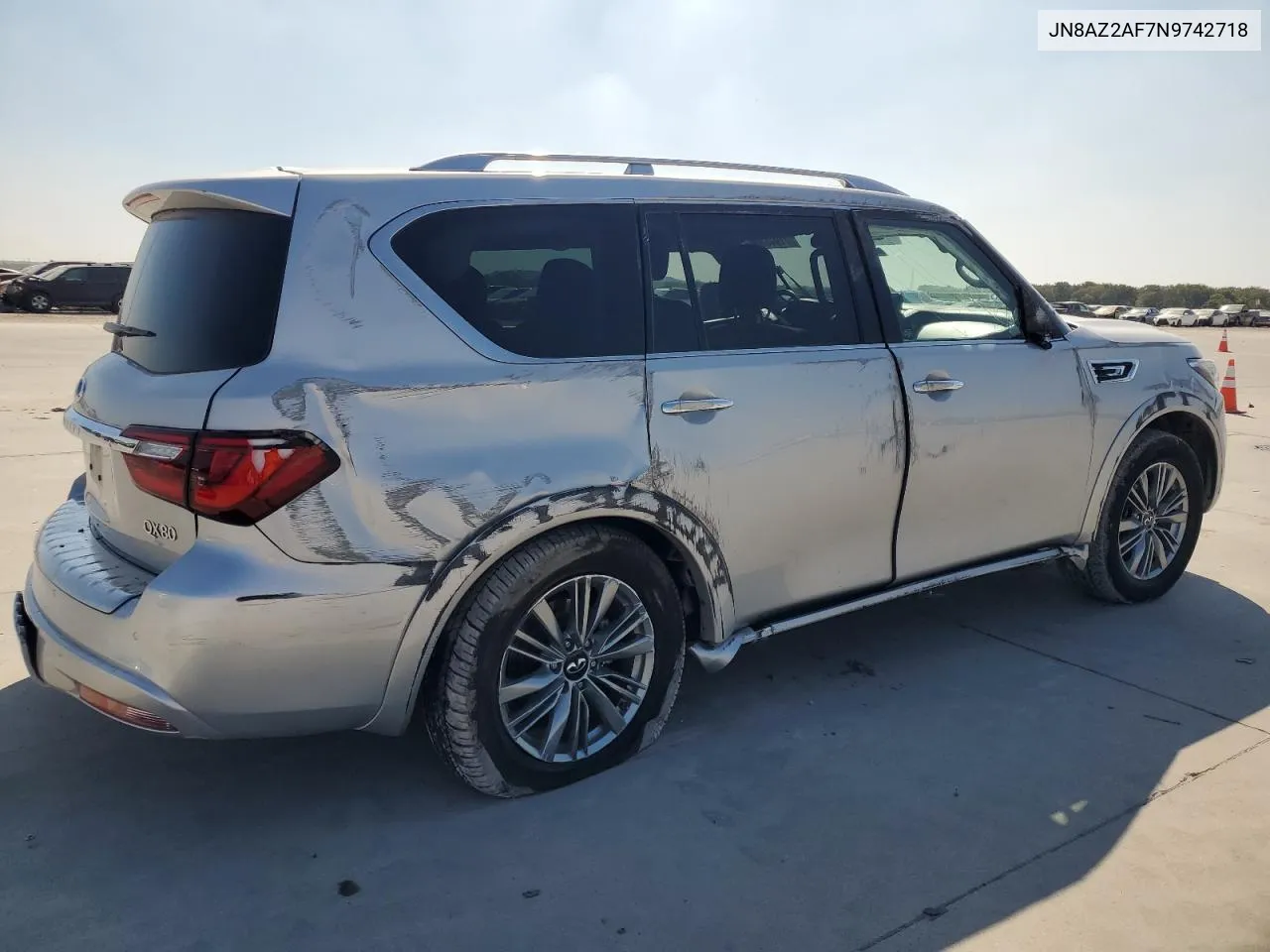 2022 Infiniti Qx80 Luxe VIN: JN8AZ2AF7N9742718 Lot: 71946864