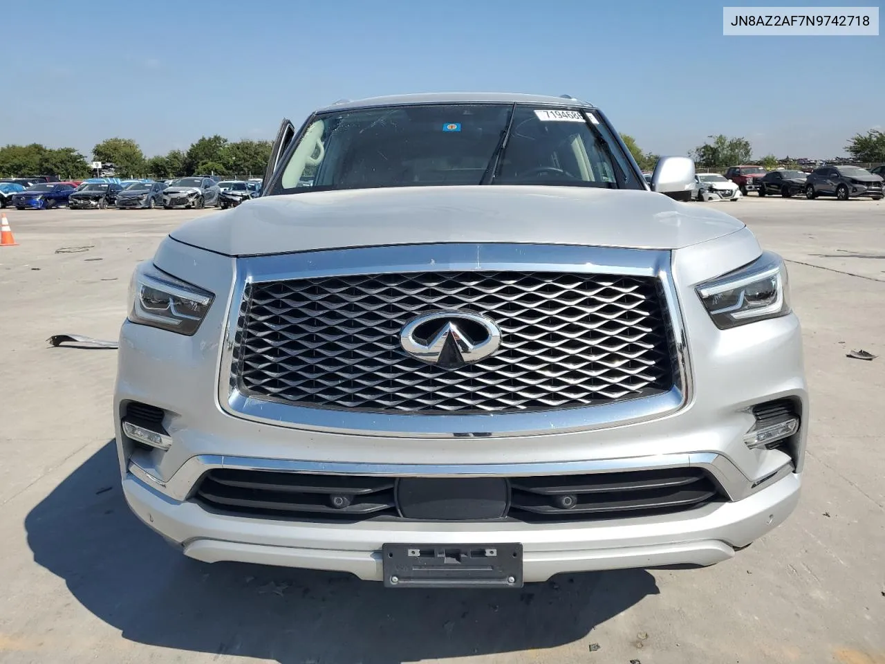 2022 Infiniti Qx80 Luxe VIN: JN8AZ2AF7N9742718 Lot: 71946864