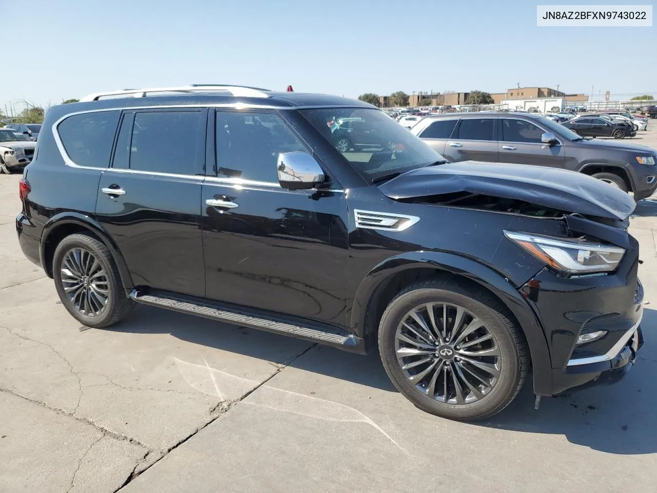 2022 Infiniti Qx80 Sensory VIN: JN8AZ2BFXN9743022 Lot: 74610244