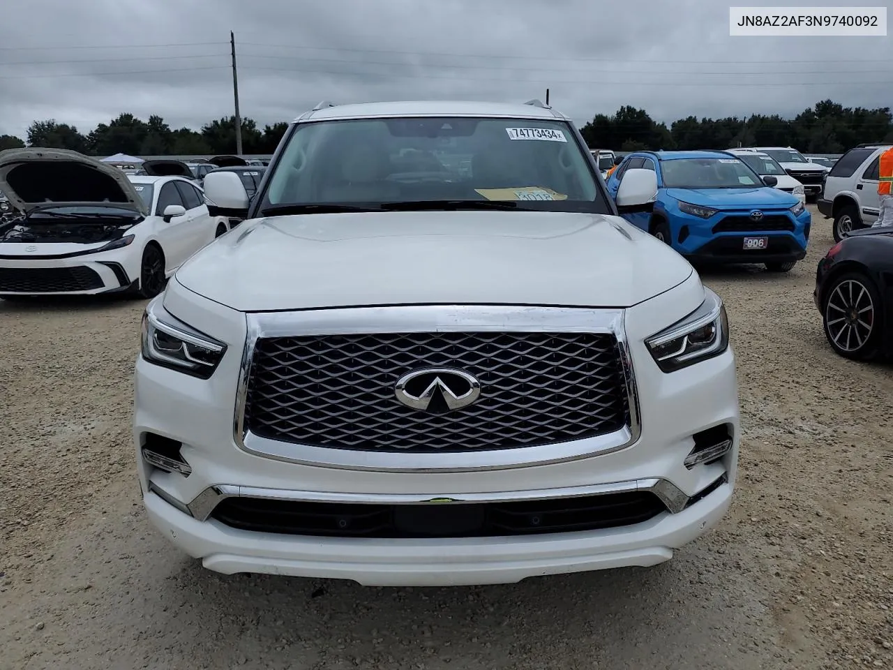 JN8AZ2AF3N9740092 2022 Infiniti Qx80 Luxe