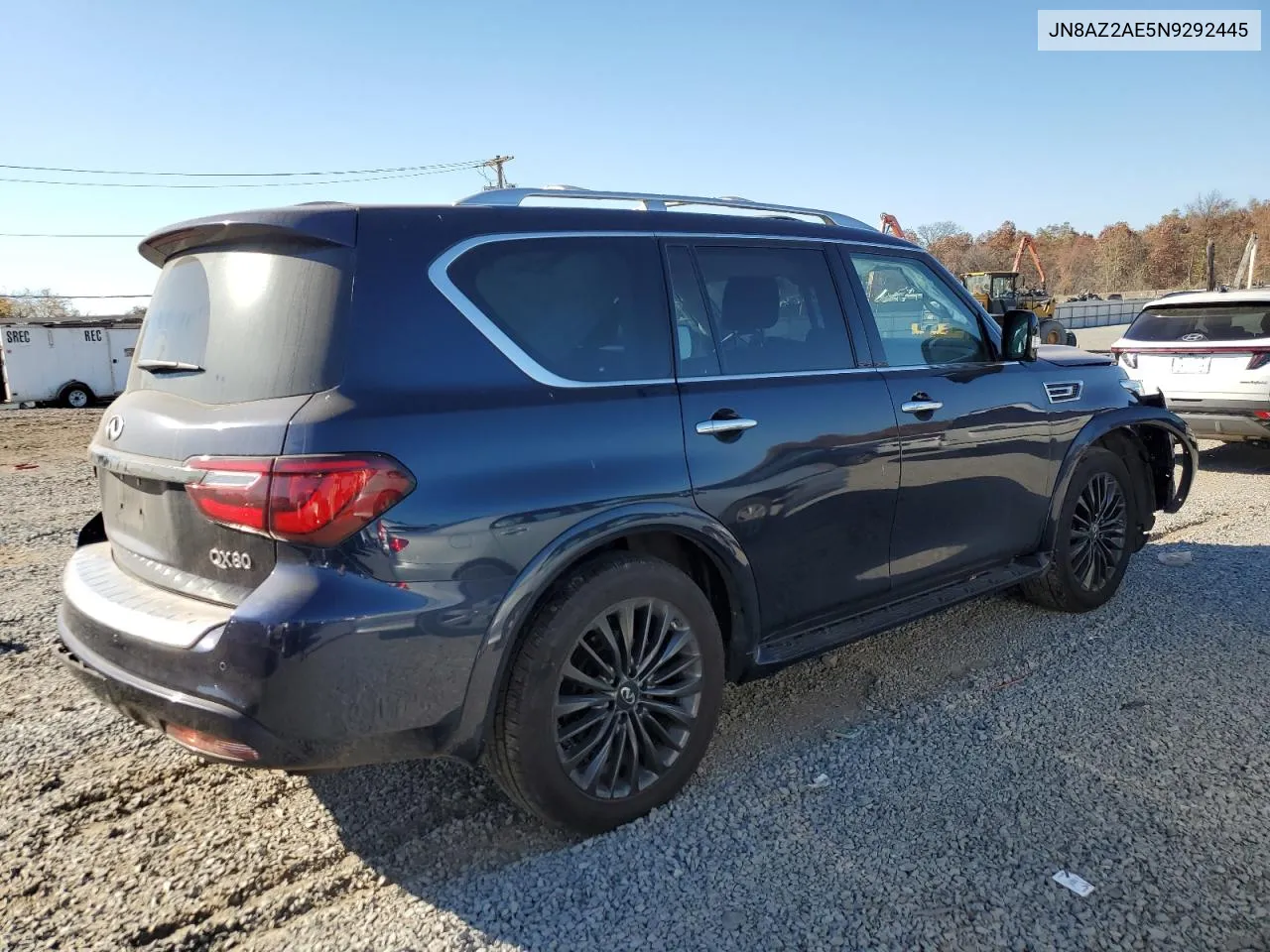 JN8AZ2AE5N9292445 2022 Infiniti Qx80 Luxe