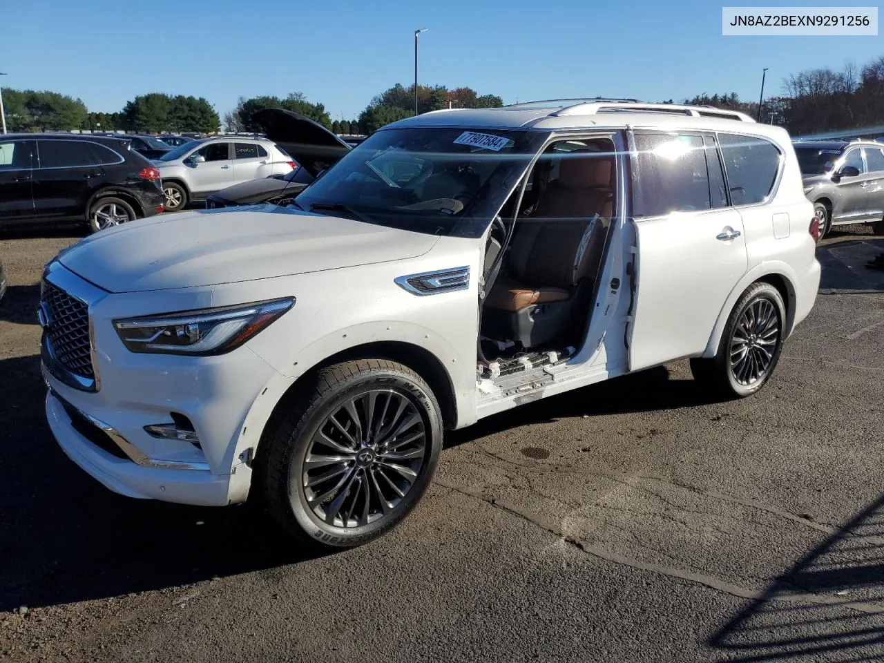 2022 Infiniti Qx80 Sensory VIN: JN8AZ2BEXN9291256 Lot: 77907584