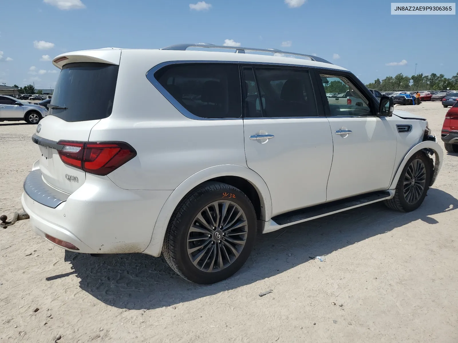 2023 Infiniti Qx80 Luxe VIN: JN8AZ2AE9P9306365 Lot: 66167074