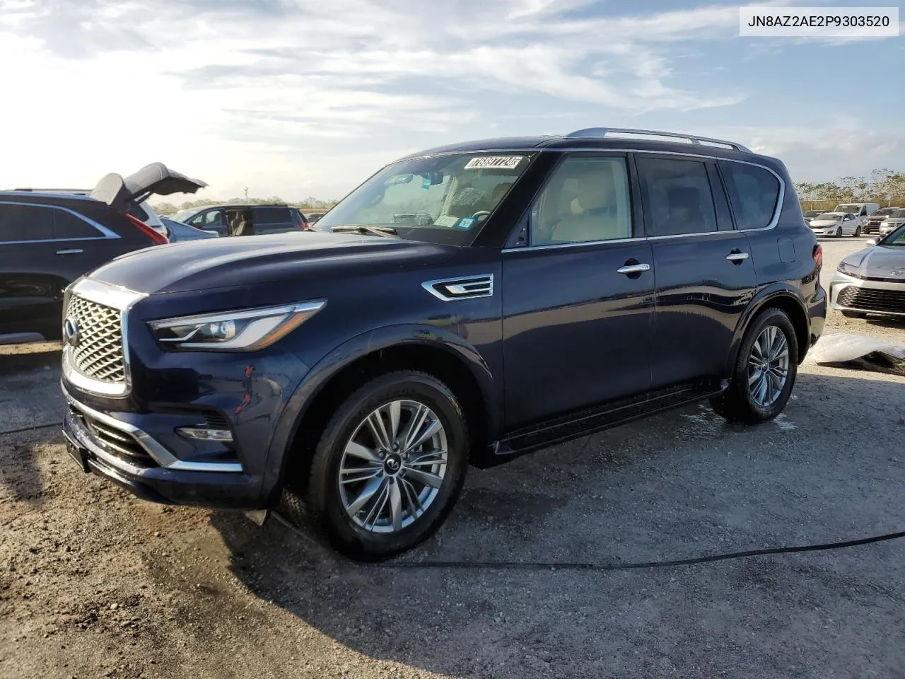 2023 Infiniti Qx80 Luxe VIN: JN8AZ2AE2P9303520 Lot: 76897724