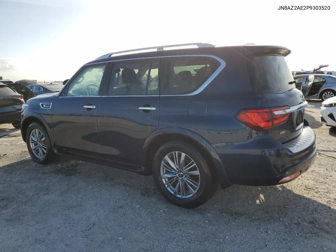 2023 Infiniti Qx80 Luxe VIN: JN8AZ2AE2P9303520 Lot: 76897724