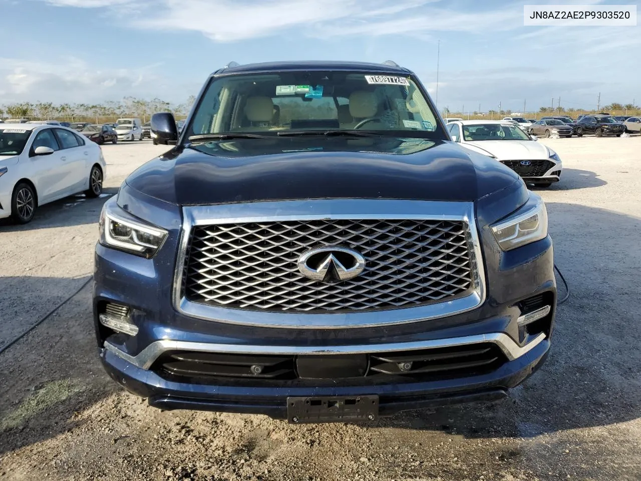 2023 Infiniti Qx80 Luxe VIN: JN8AZ2AE2P9303520 Lot: 76897724