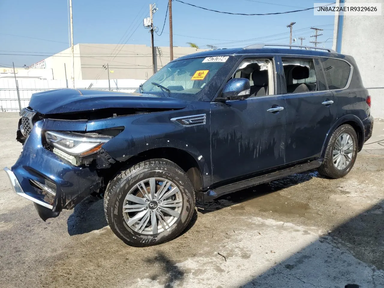 JN8AZ2AE1R9329626 2024 Infiniti Qx80 Luxe