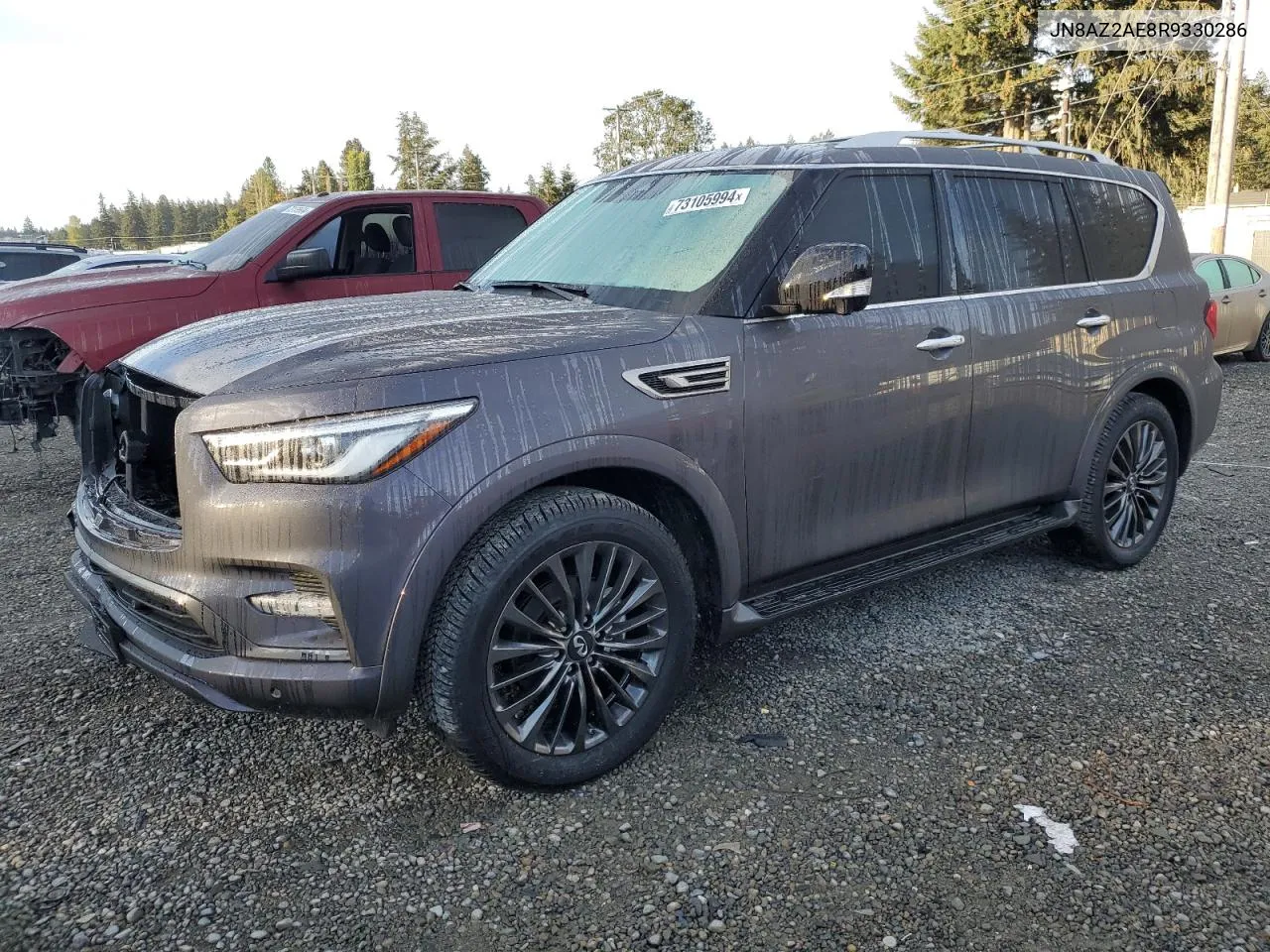 2024 Infiniti Qx80 Luxe VIN: JN8AZ2AE8R9330286 Lot: 73105994