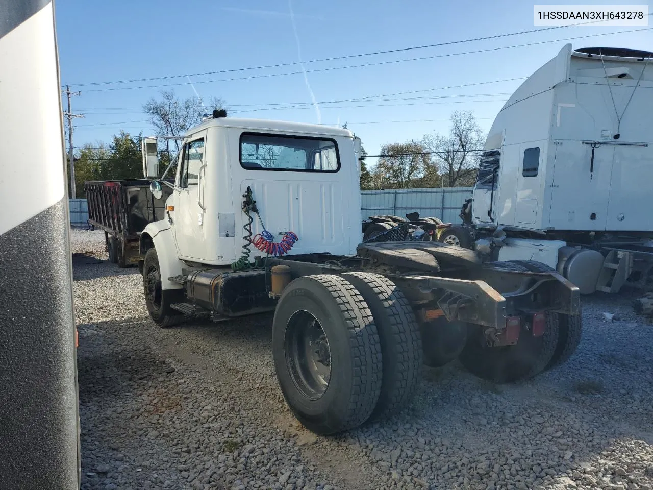 1999 International 4000 4900 VIN: 1HSSDAAN3XH643278 Lot: 75504764