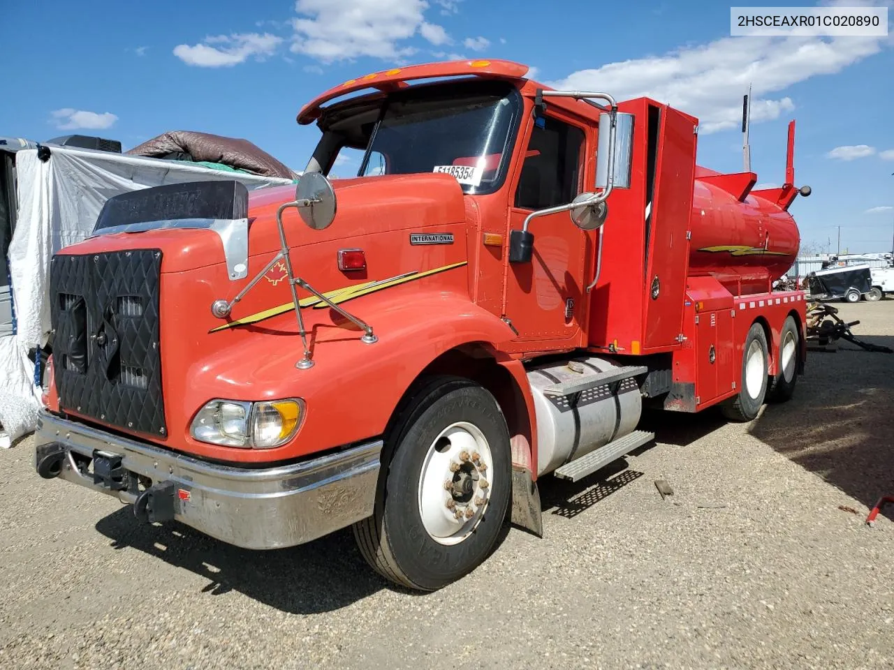 2001 International 9200 9200I VIN: 2HSCEAXR01C020890 Lot: 51185354