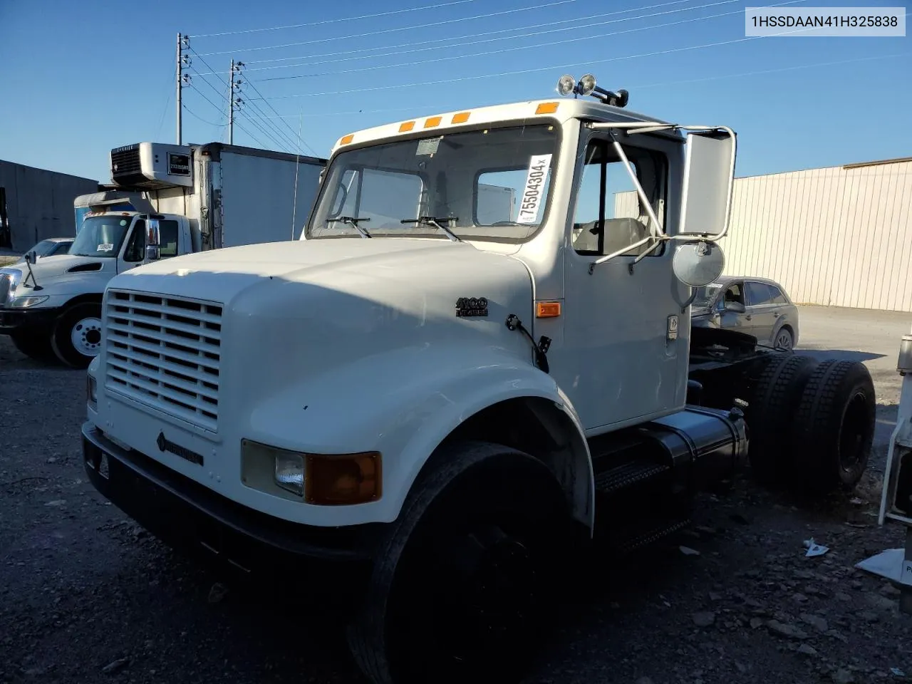 2001 International 4000 4900 VIN: 1HSSDAAN41H325838 Lot: 75504304