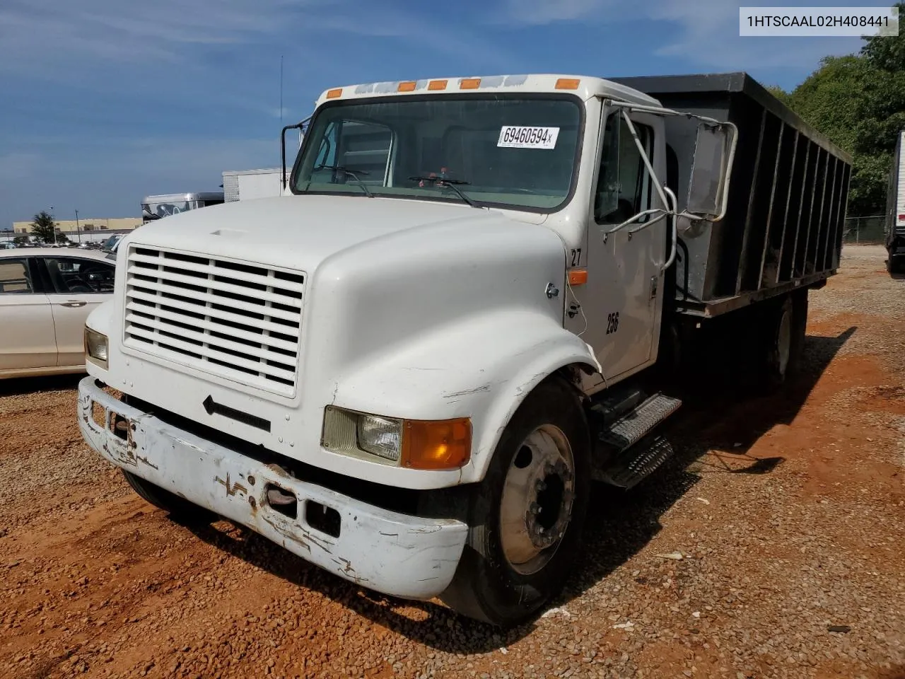 2002 International 4000 4700 VIN: 1HTSCAAL02H408441 Lot: 69460594