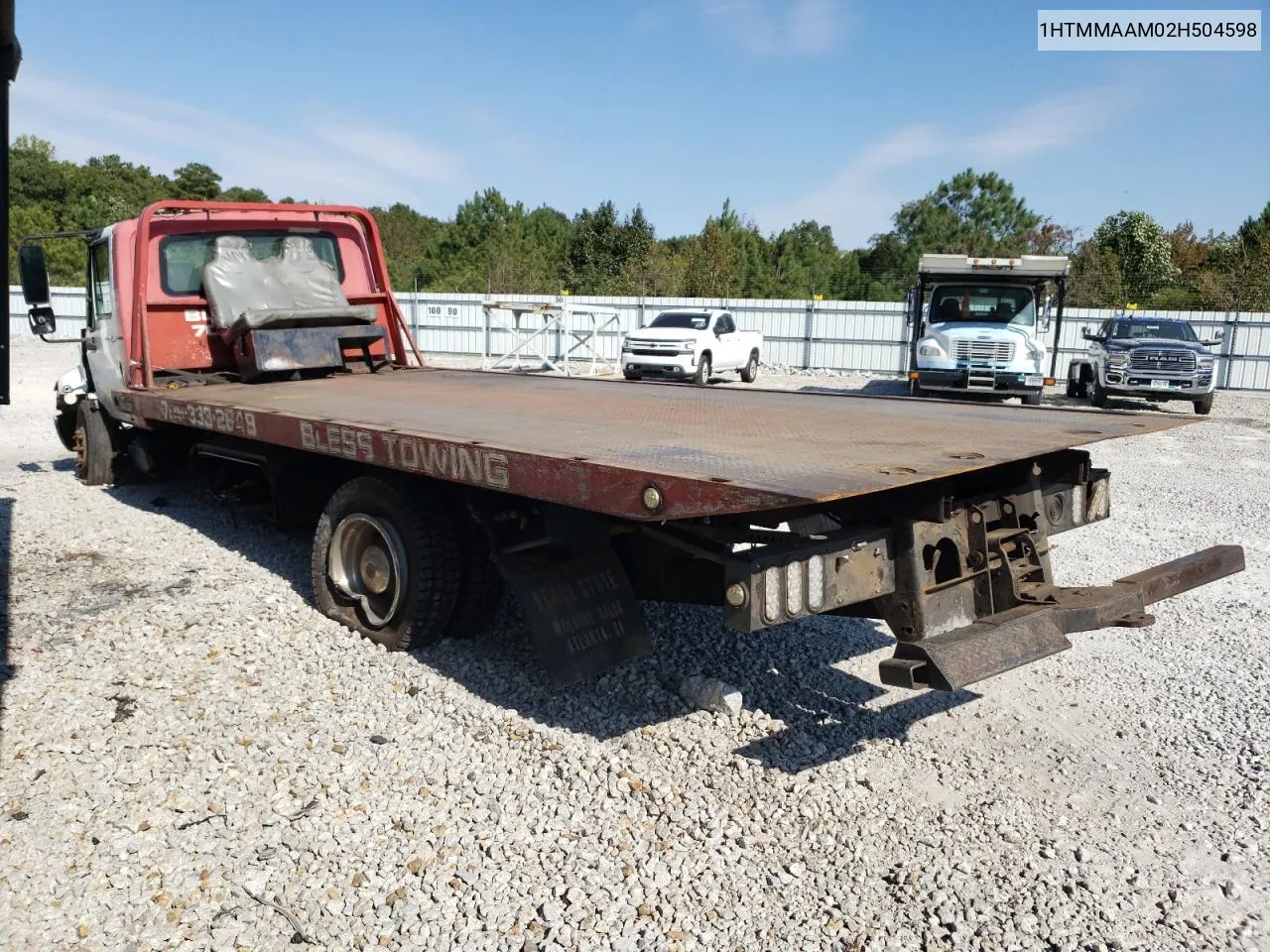 2002 International 4000 4300 VIN: 1HTMMAAM02H504598 Lot: 74938794