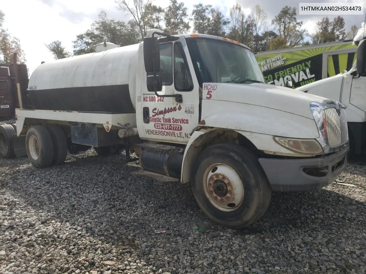 2002 International 4000 4400 VIN: 1HTMKAAN02H534473 Lot: 77768054