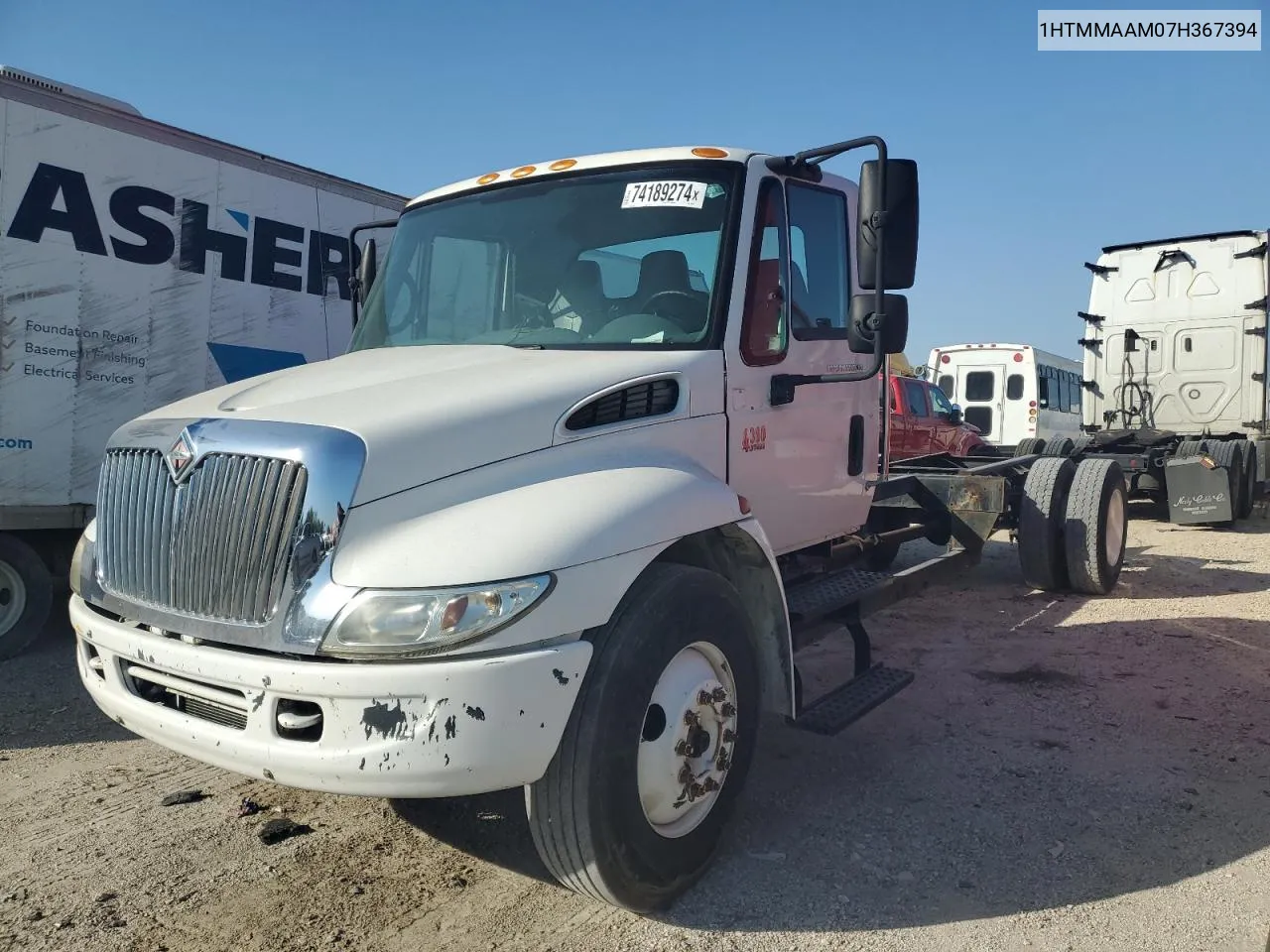 2007 International 4000 4300 VIN: 1HTMMAAM07H367394 Lot: 74189274