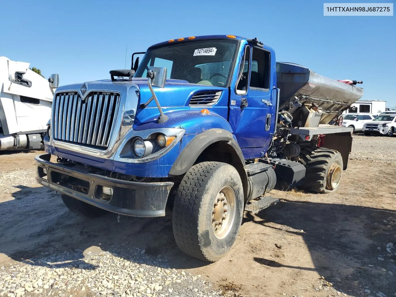 2008 International 7000 7600 VIN: 1HTTXAHN98J687275 Lot: 74714694