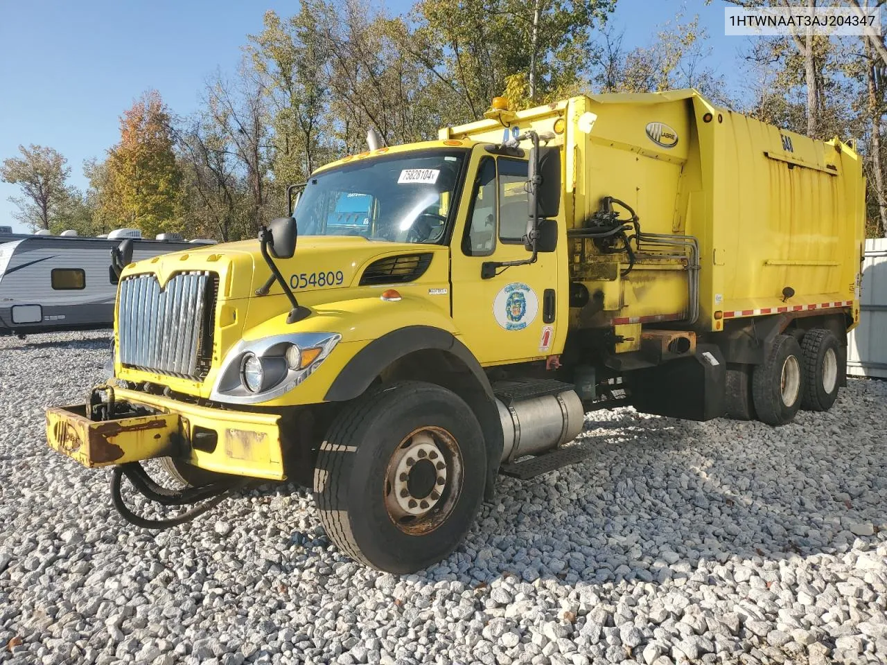 2010 International 7000 7500 VIN: 1HTWNAAT3AJ204347 Lot: 75828104