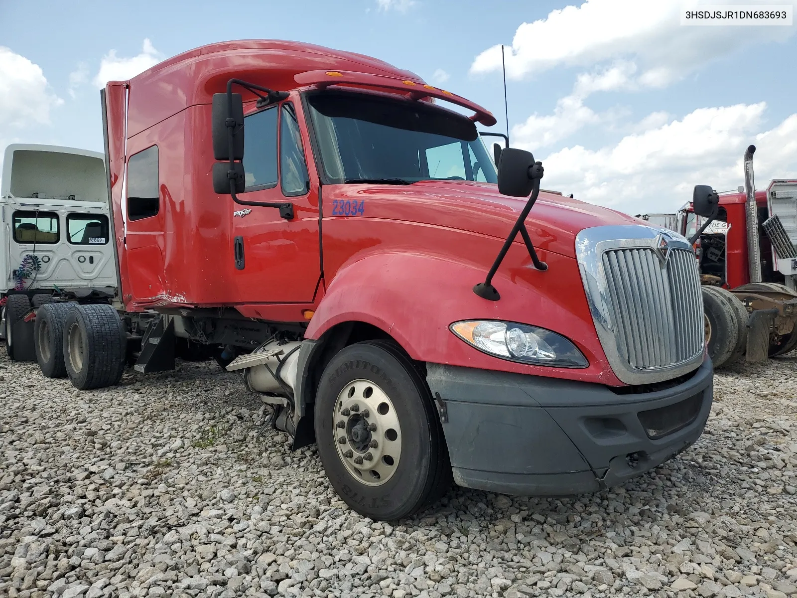 2013 International Prostar VIN: 3HSDJSJR1DN683693 Lot: 55687374