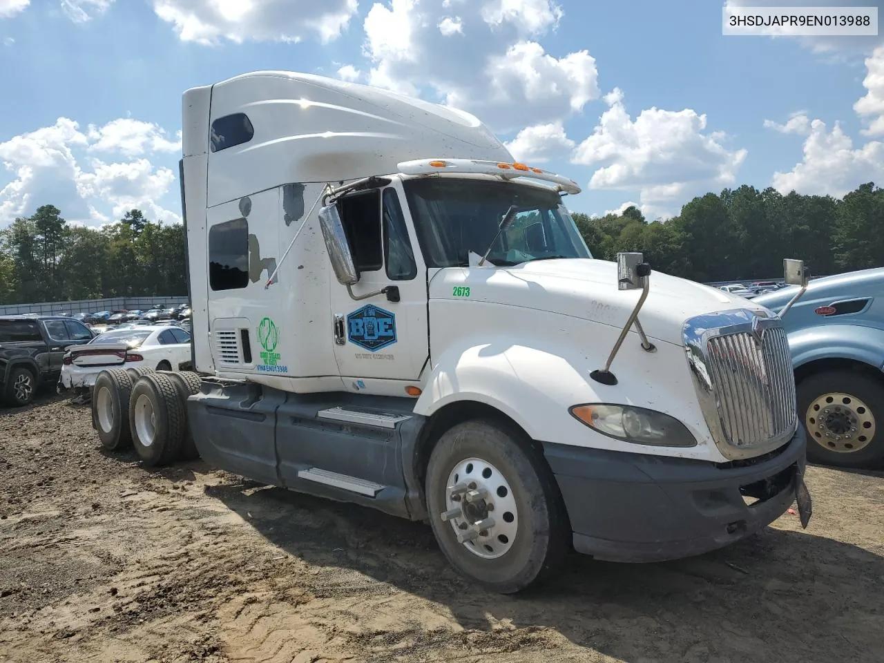 2014 International Prostar VIN: 3HSDJAPR9EN013988 Lot: 71384114