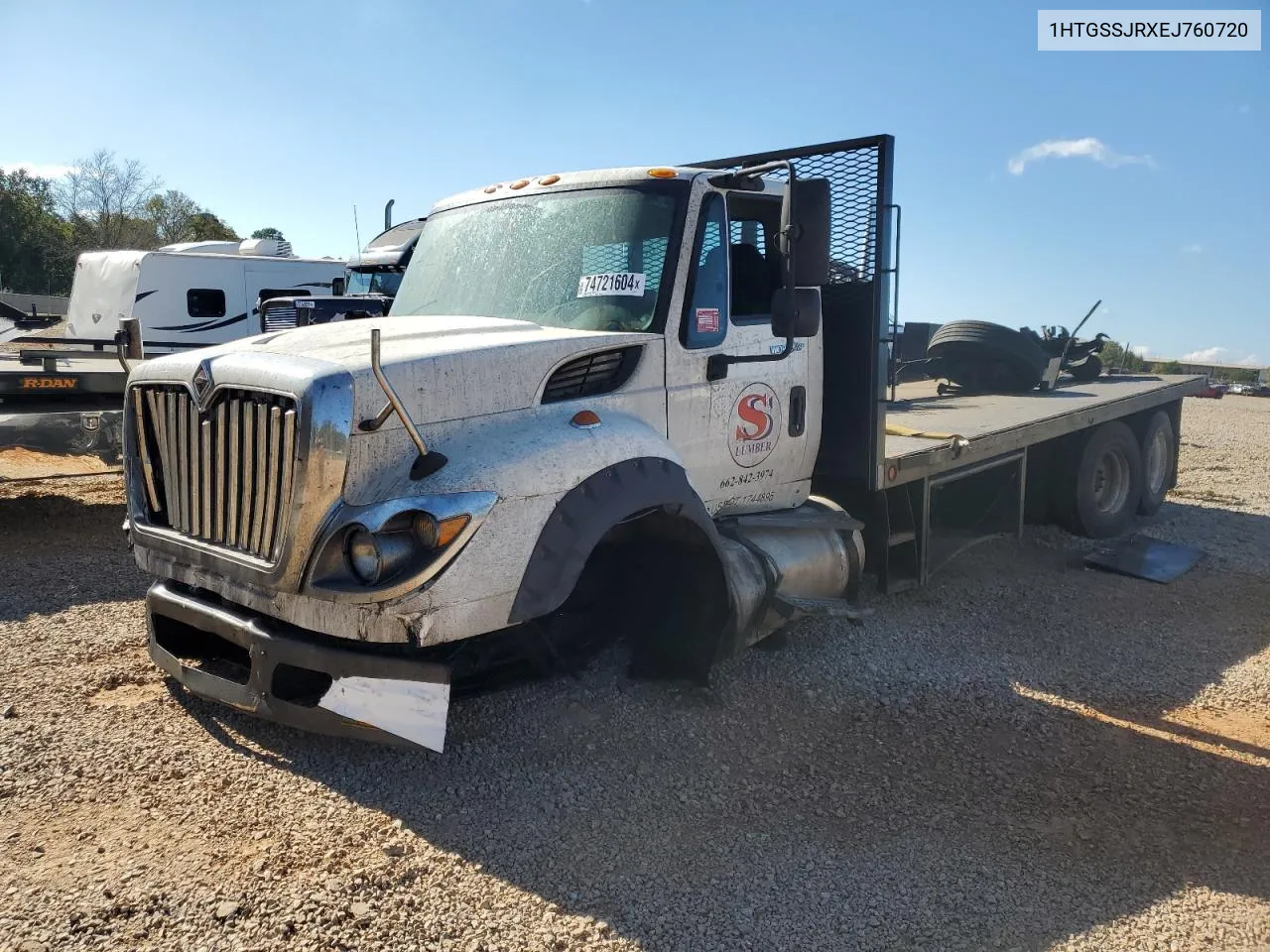 2014 International 7000 7600 VIN: 1HTGSSJRXEJ760720 Lot: 74721604