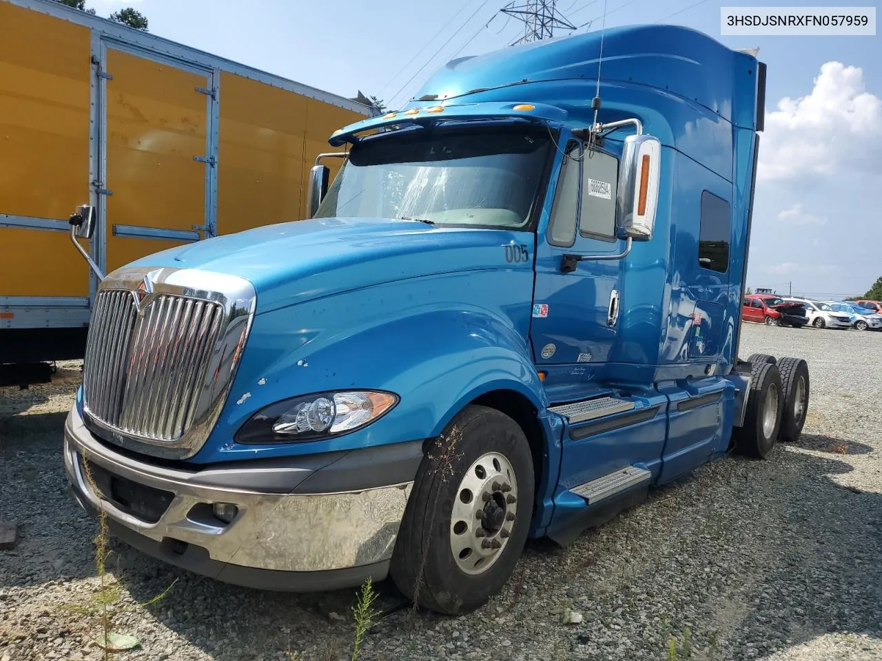 2015 International Prostar VIN: 3HSDJSNRXFN057959 Lot: 68868594