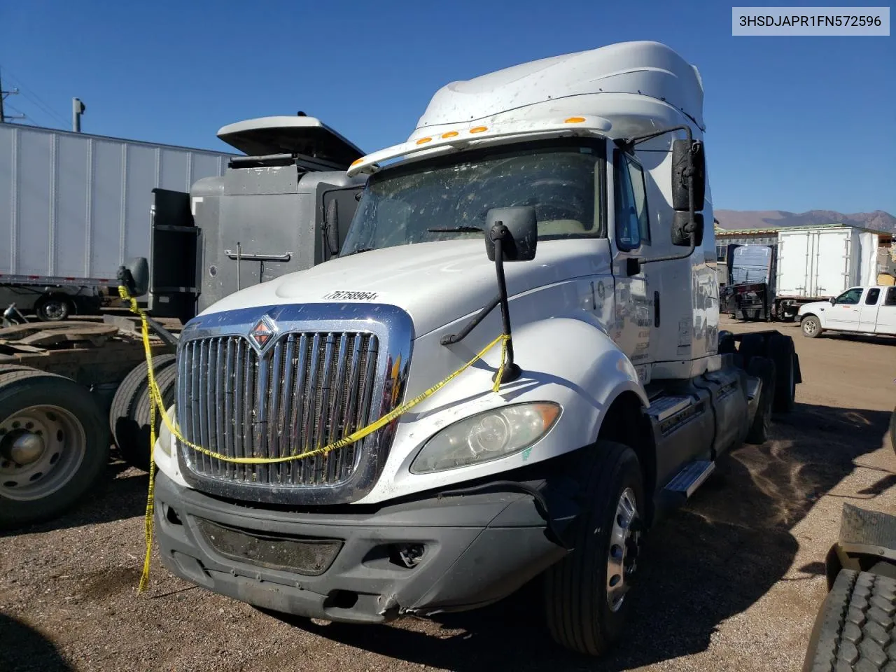 2015 International Prostar VIN: 3HSDJAPR1FN572596 Lot: 76758964