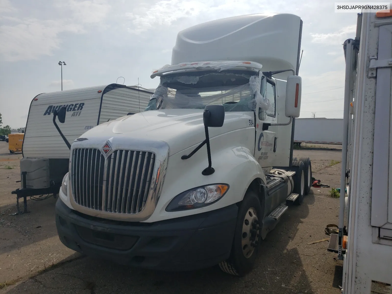 2016 International Prostar VIN: 3HSDJAPR9GN428375 Lot: 56346634