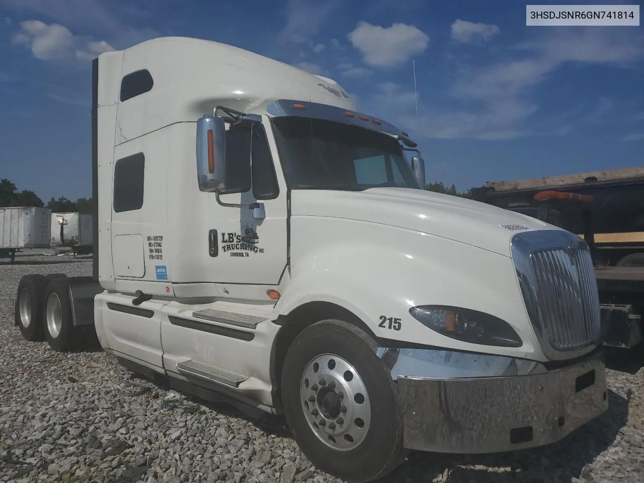 2016 International Prostar VIN: 3HSDJSNR6GN741814 Lot: 68059064