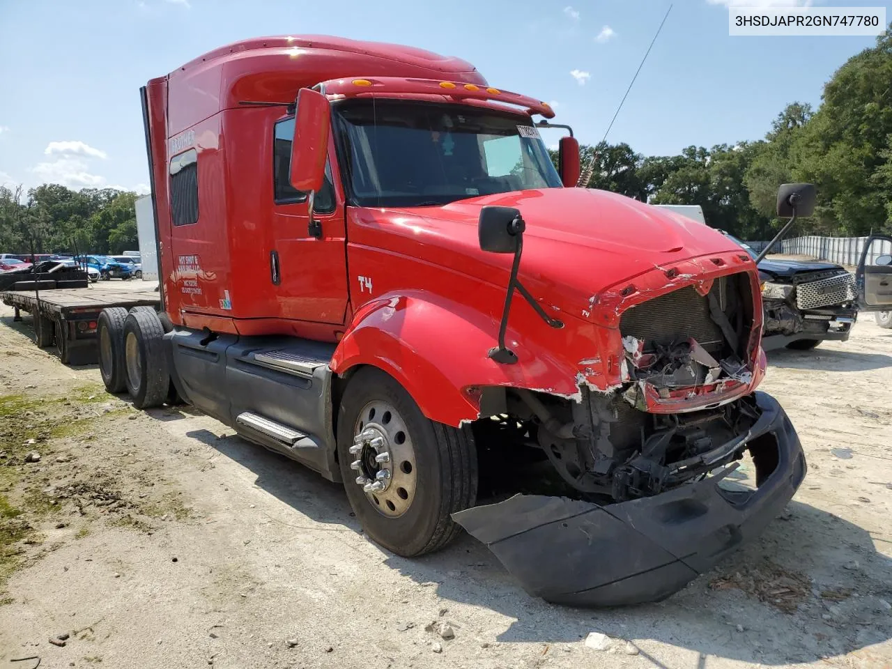 2016 International Prostar VIN: 3HSDJAPR2GN747780 Lot: 71822414