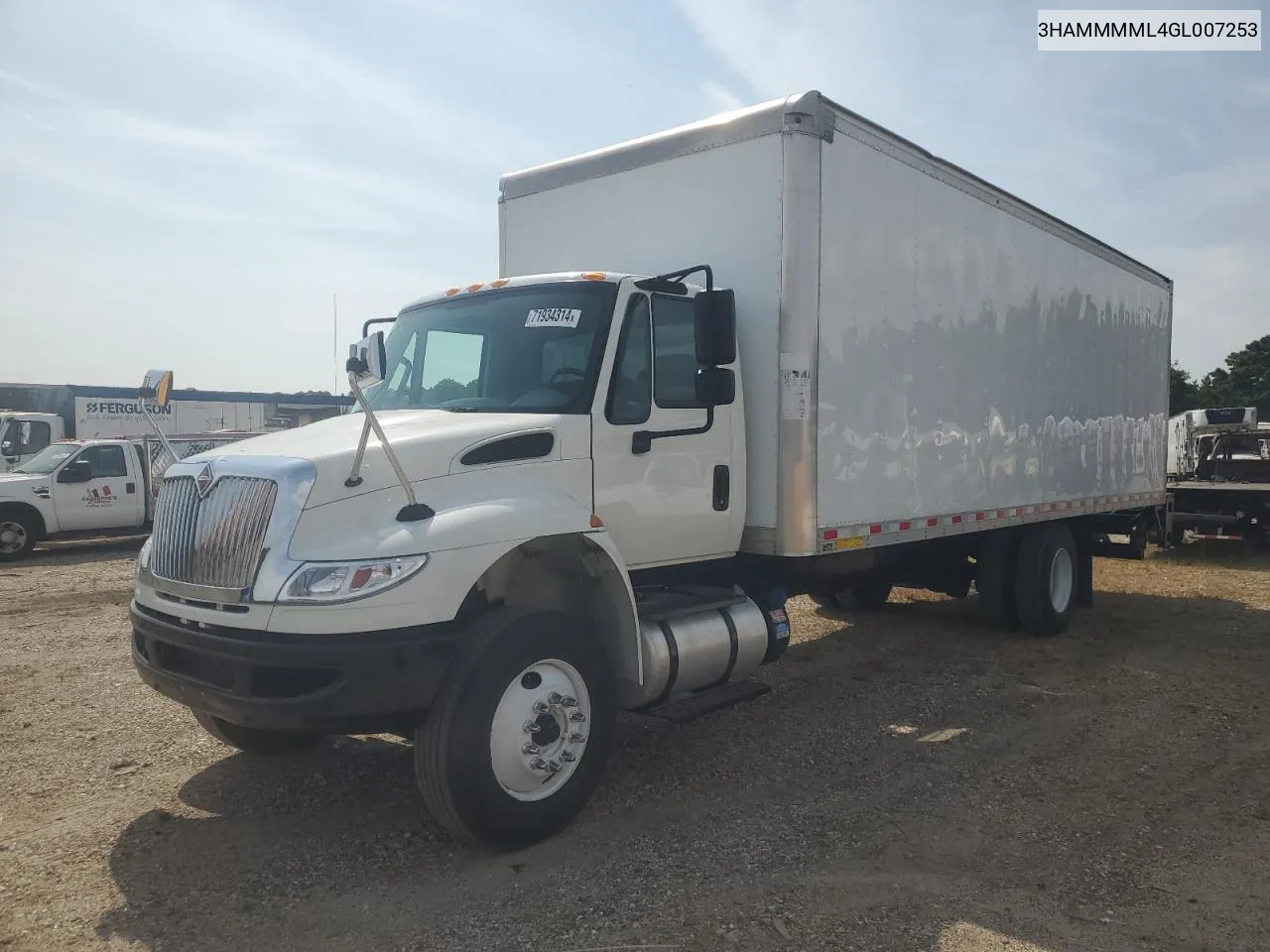 2016 International 4000 4300 VIN: 3HAMMMML4GL007253 Lot: 71934314