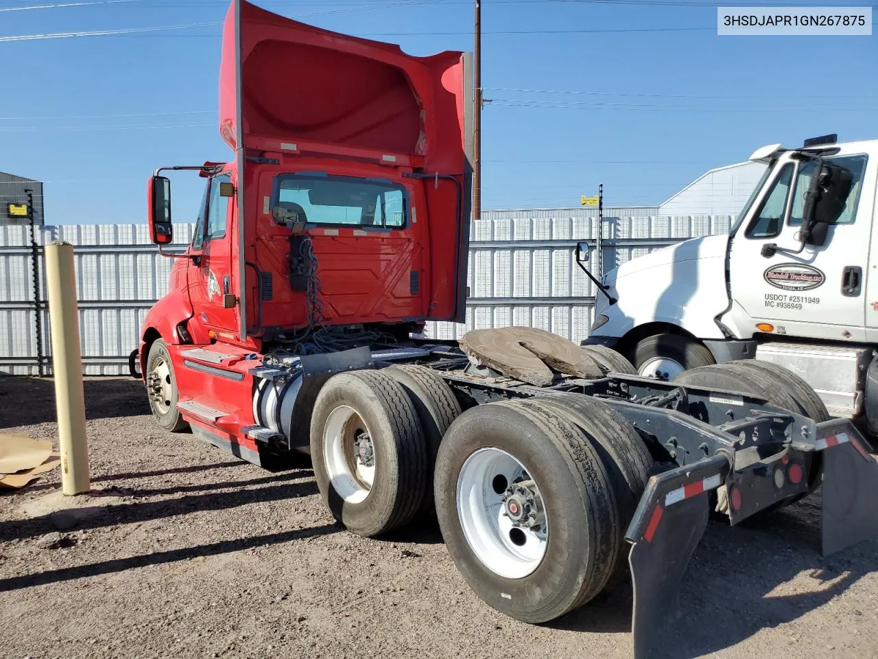 2016 International Prostar VIN: 3HSDJAPR1GN267875 Lot: 73200194