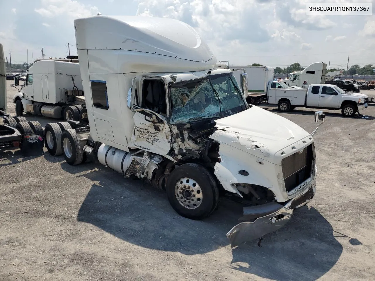 2016 International Prostar VIN: 3HSDJAPR1GN137367 Lot: 80595614