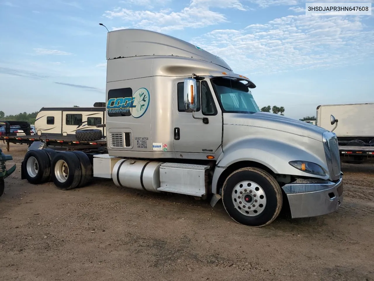 2017 International Prostar VIN: 3HSDJAPR3HN647608 Lot: 70469464