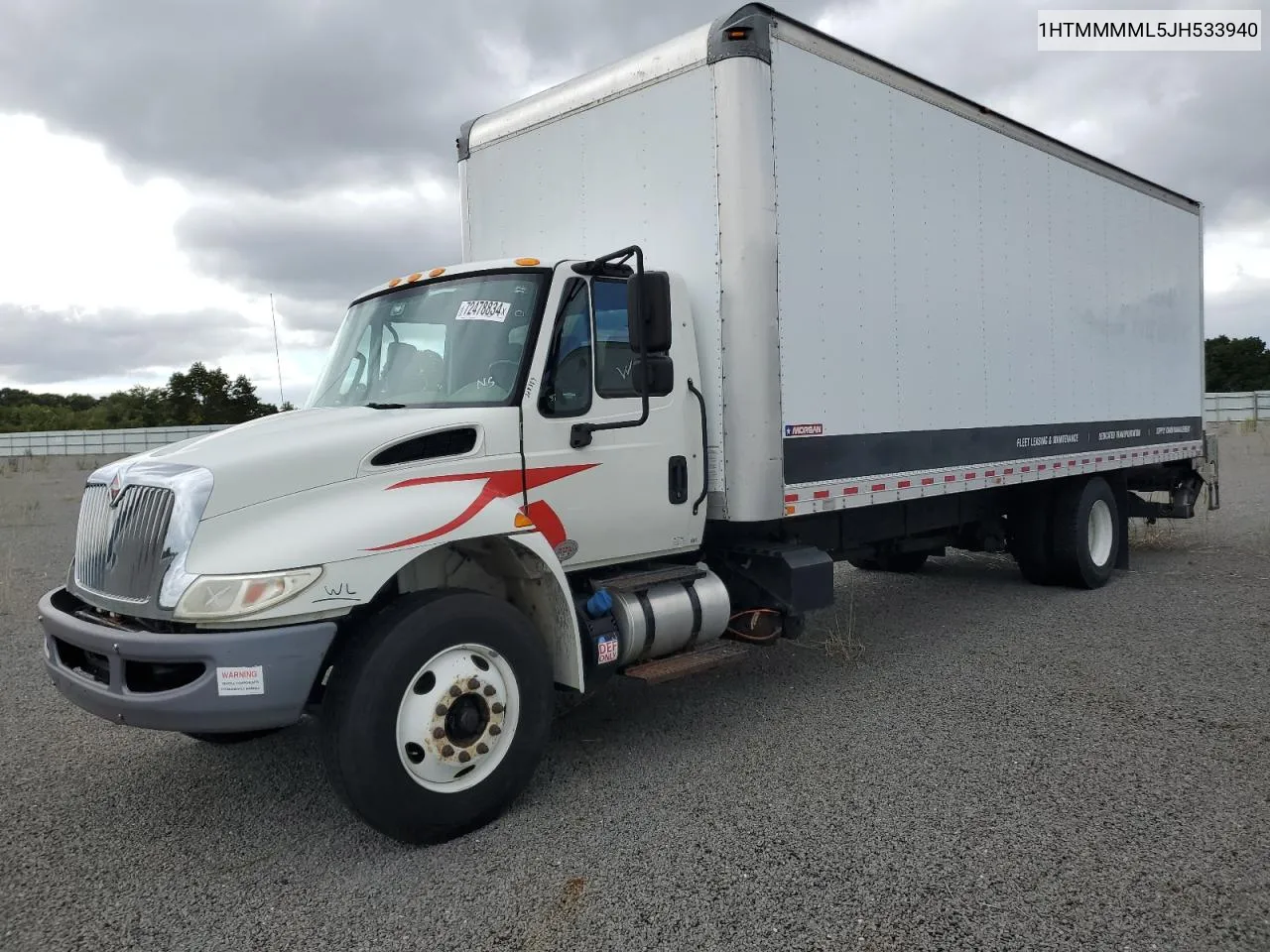 2018 International 4000 4300 VIN: 1HTMMMML5JH533940 Lot: 72478834