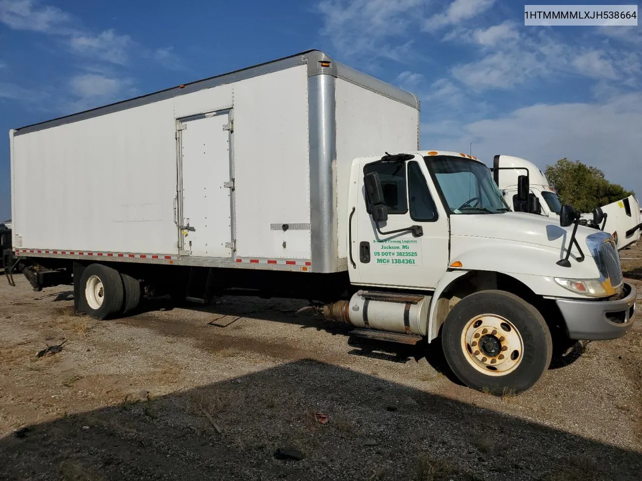 2018 International 4000 4300 VIN: 1HTMMMMLXJH538664 Lot: 74545724