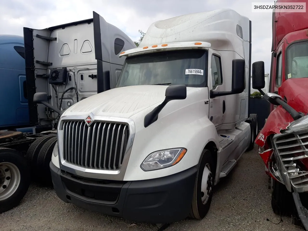 2019 International Lt625 VIN: 3HSDZAPR5KN352722 Lot: 76615944