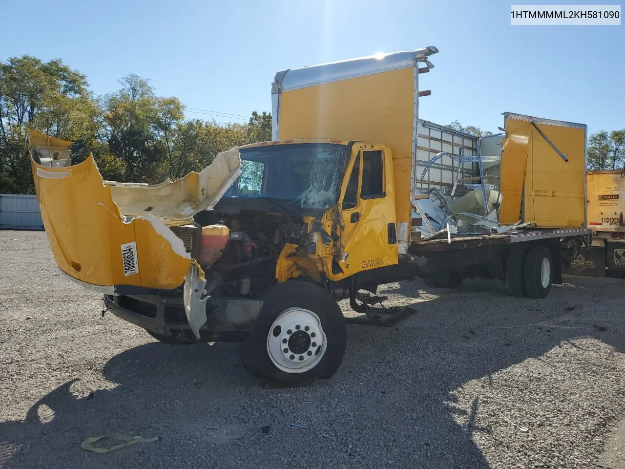 2019 International 4000 4300 VIN: 1HTMMMML2KH581090 Lot: 76990634