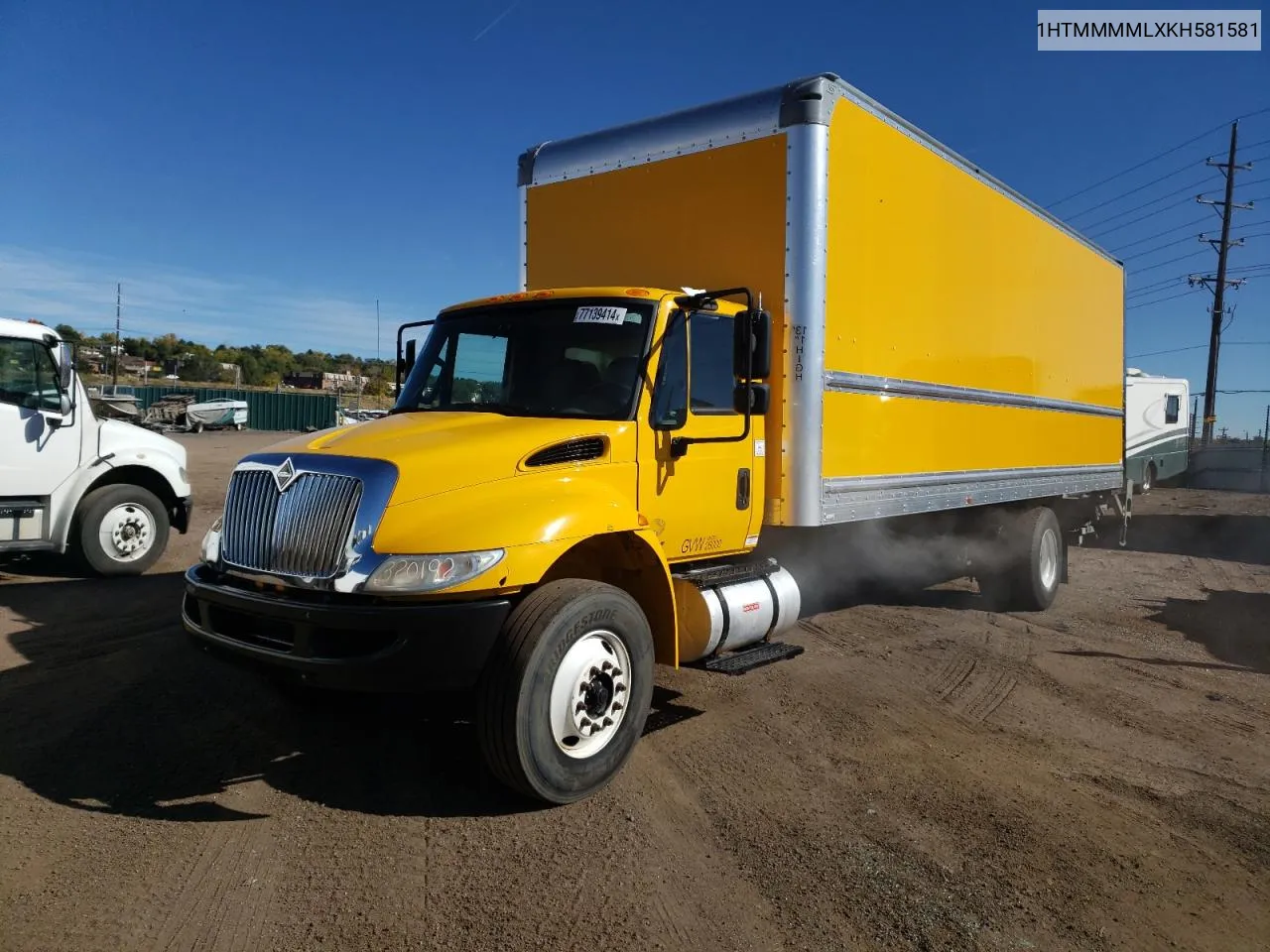 2019 International 4000 4300 VIN: 1HTMMMMLXKH581581 Lot: 77139414