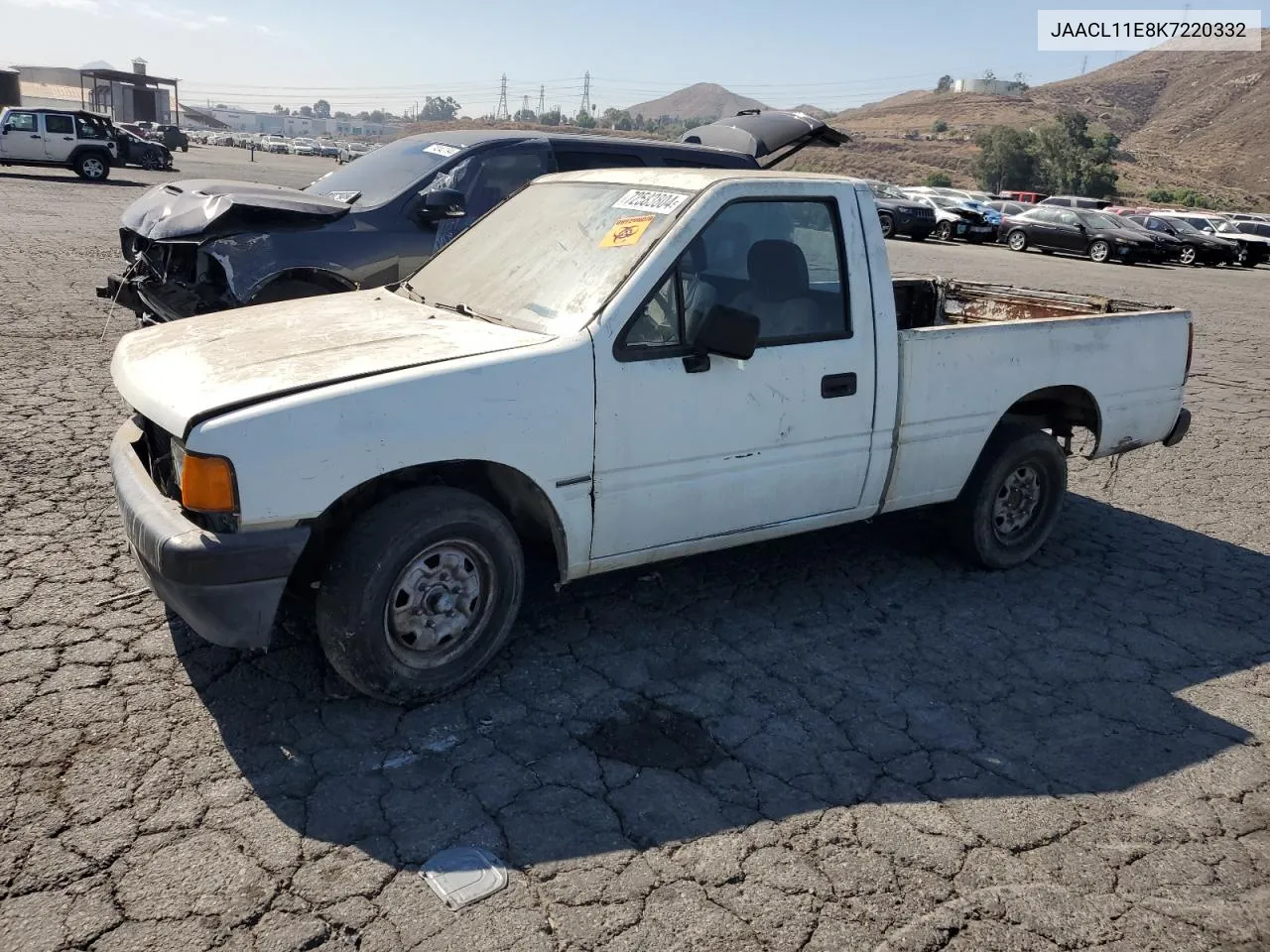 1989 Isuzu Conventional Short Bed VIN: JAACL11E8K7220332 Lot: 72583804