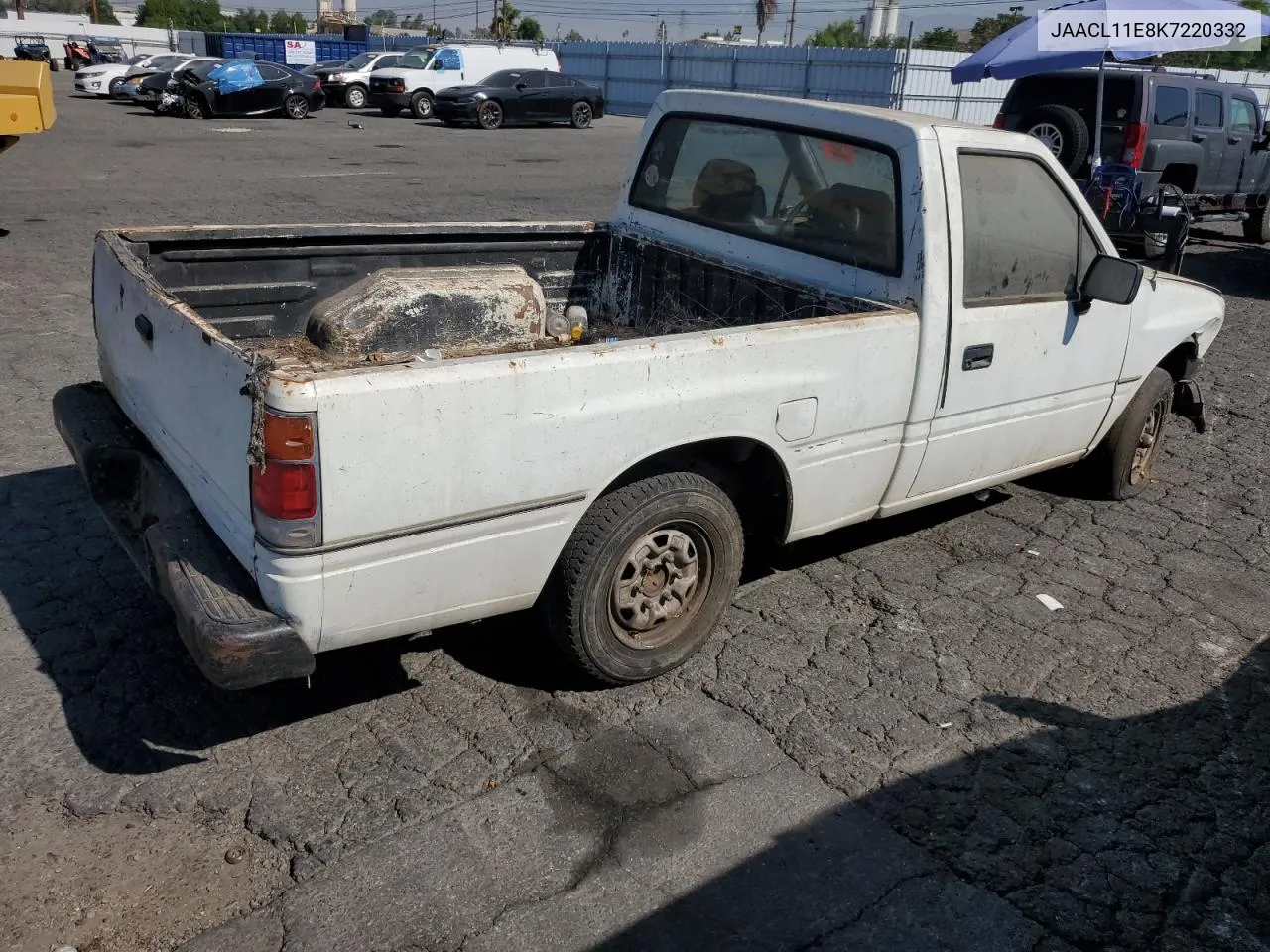 1989 Isuzu Conventional Short Bed VIN: JAACL11E8K7220332 Lot: 72583804